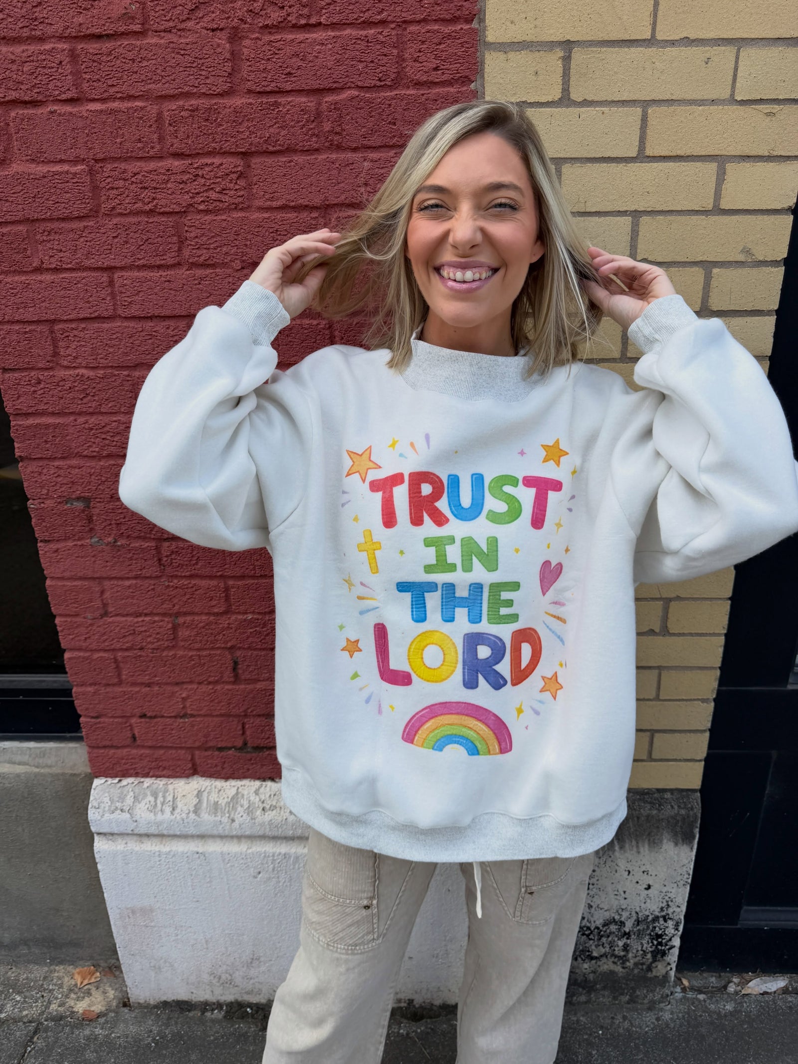 Shop Orange You Glad faith-based collection feature