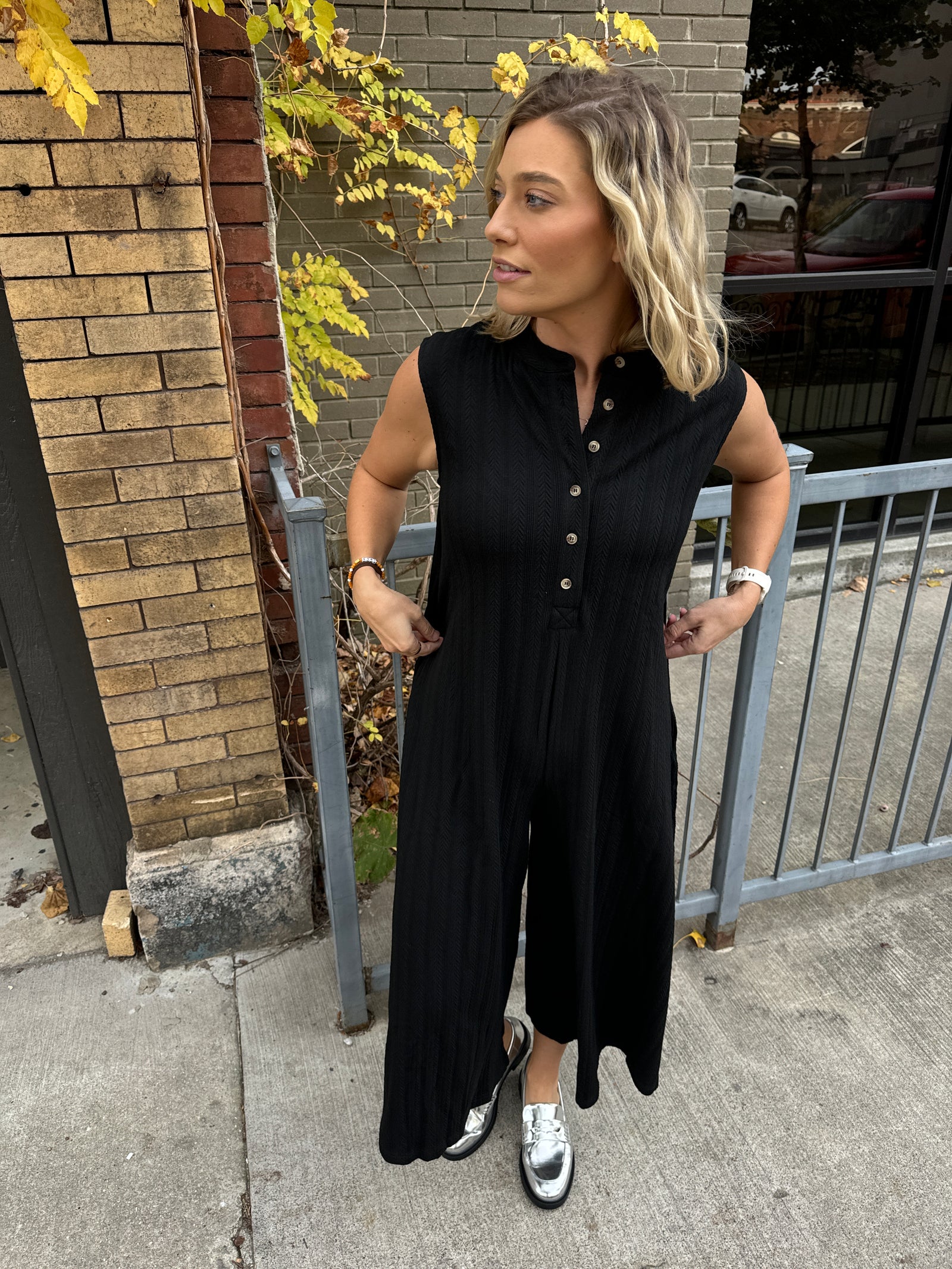 OYG jumpsuit collection look